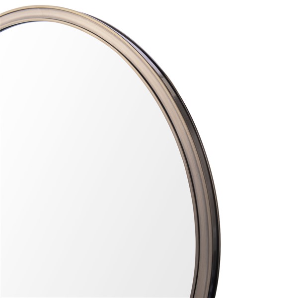 (image for) Laura Ashley Harrington Mirror Antique Brass and Mirror 60cm